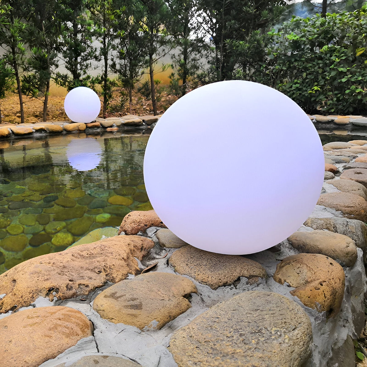 GlimmerSphere LED Buiten Decoratie – Kleurenwisselende, Waterdichte Zwevende Bollen | GlowOrbs