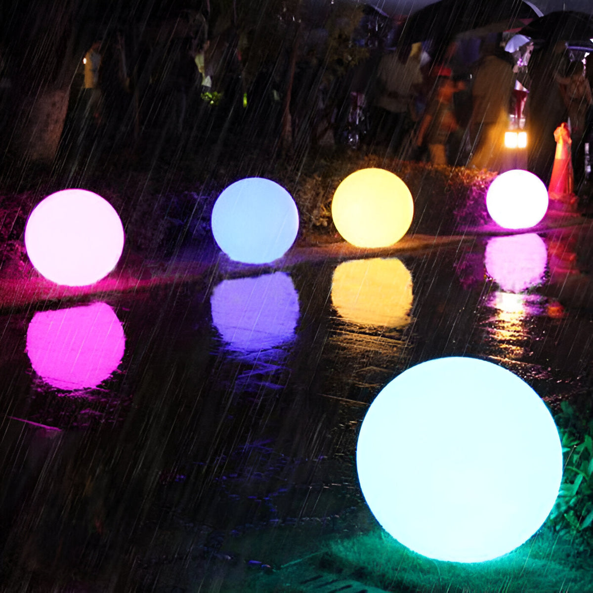 GlimmerSphere LED Buiten Decoratie – Kleurenwisselende, Waterdichte Zwevende Bollen | GlowOrbs