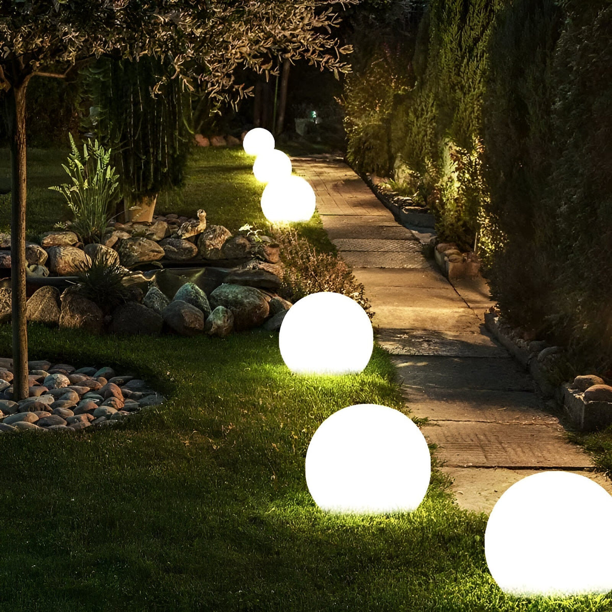GlimmerSphere LED Buiten Decoratie – Kleurenwisselende, Waterdichte Zwevende Bollen | GlowOrbs