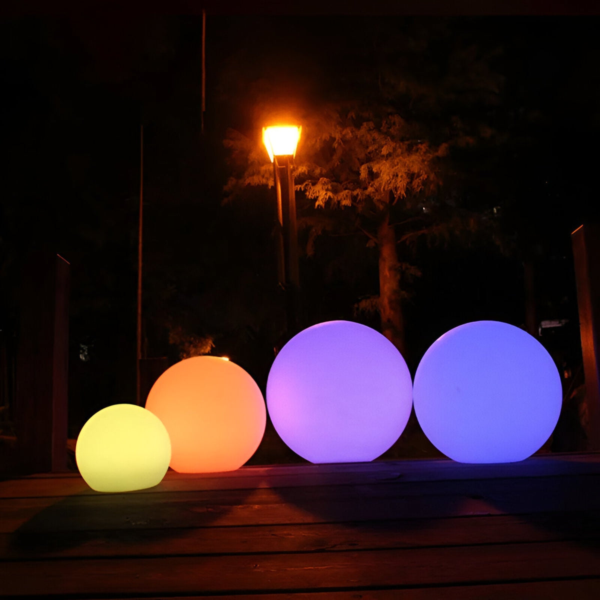 GlimmerSphere LED Buiten Decoratie – Kleurenwisselende, Waterdichte Zwevende Bollen | GlowOrbs
