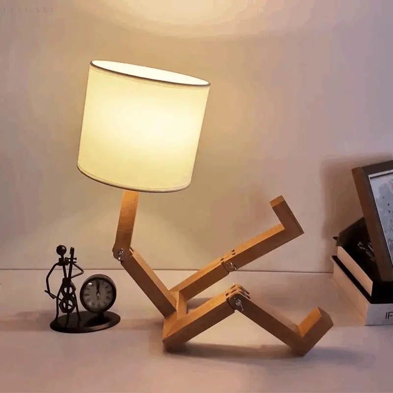 Unik & Humanoid Stil Skrivebordslampe | HumanLite