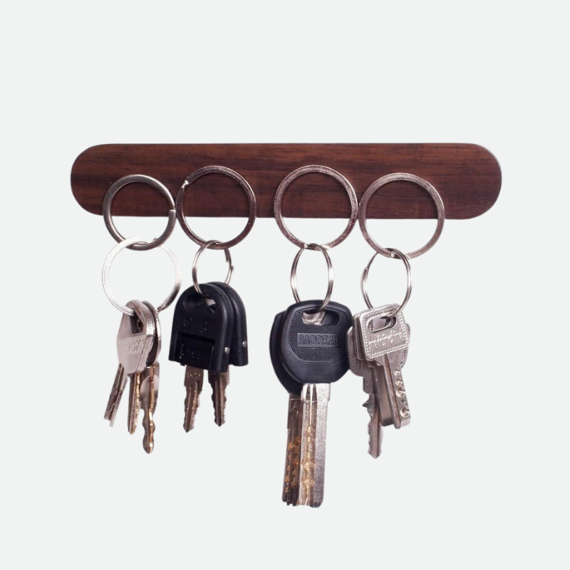 Magnetisk Nøgleholder i Træ | KeyOrganize