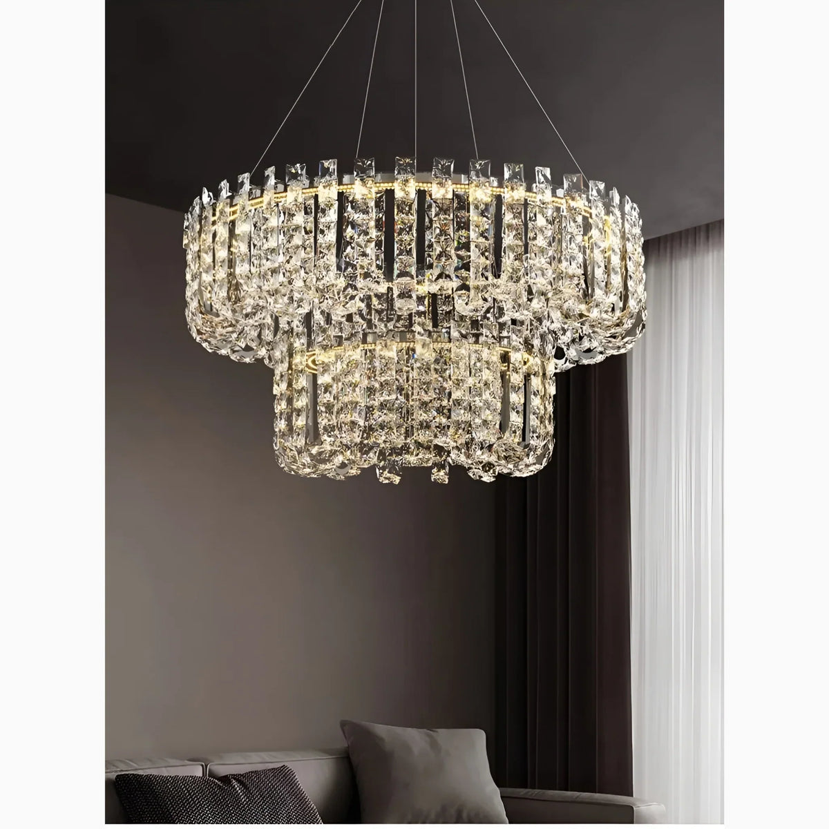 GlitterGlow - Kristallen LED Kroonluchter