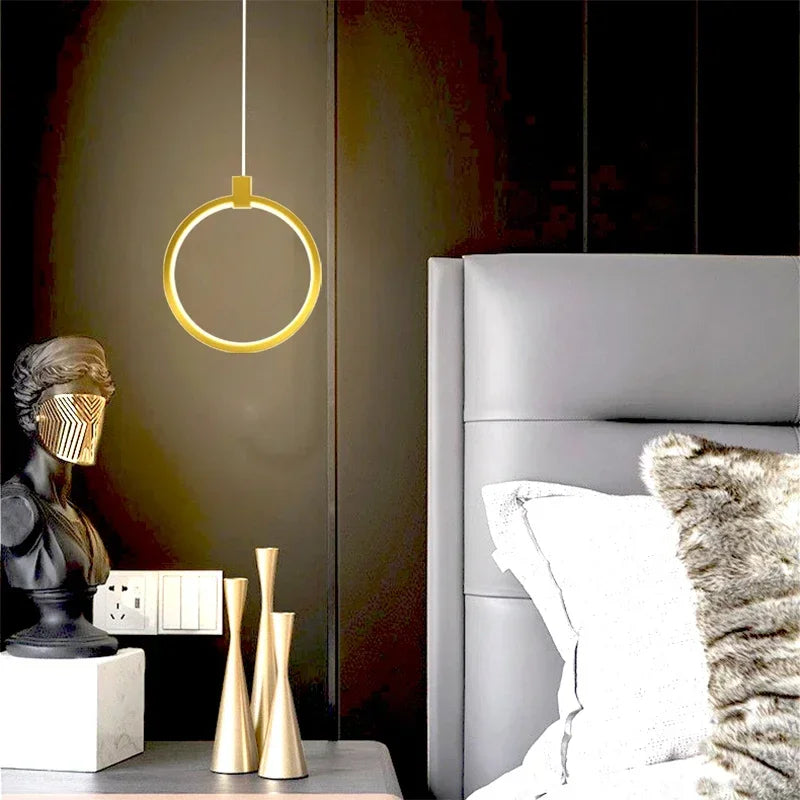 Elegant Dobbelt Ring Hanglampe | DuoGlow