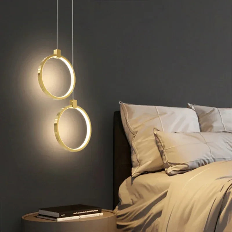 Elegant Dobbelt Ring Hanglampe | DuoGlow