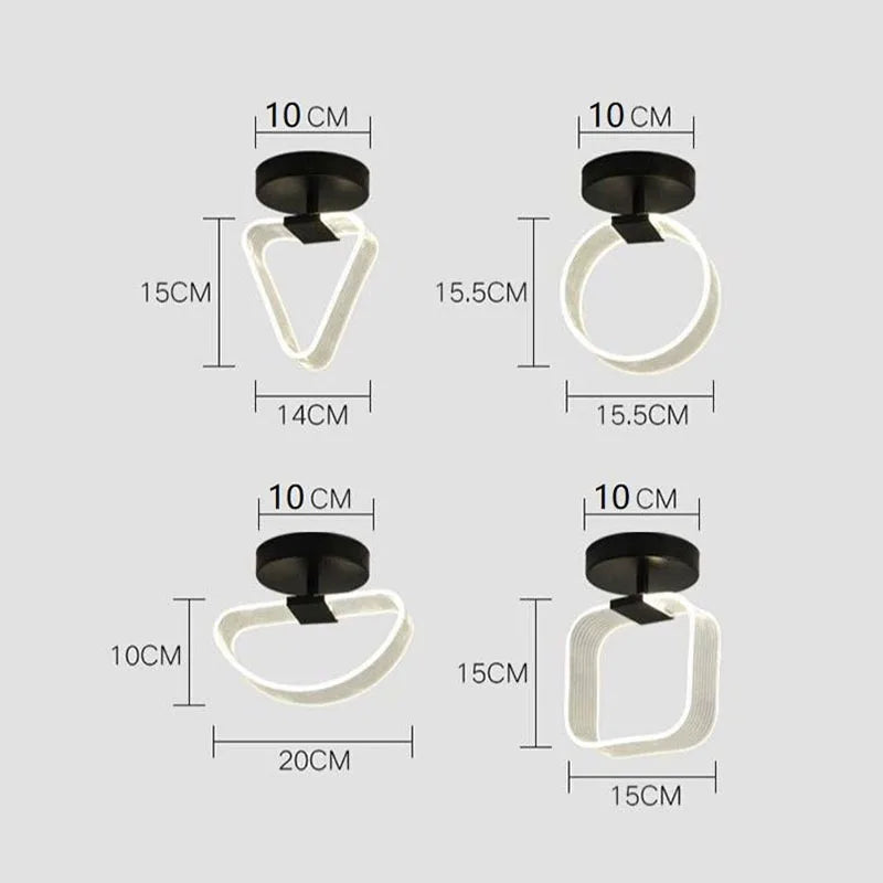 Slank LED Loftlampe | SlimLume