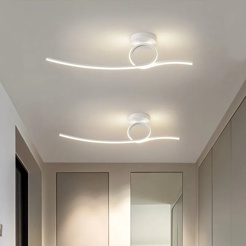 Unik LED Loftlampe | CurveGlow