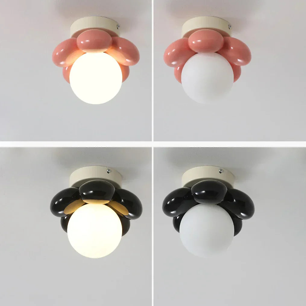 Moderne Blomsterloftlampe | FloraLuxe