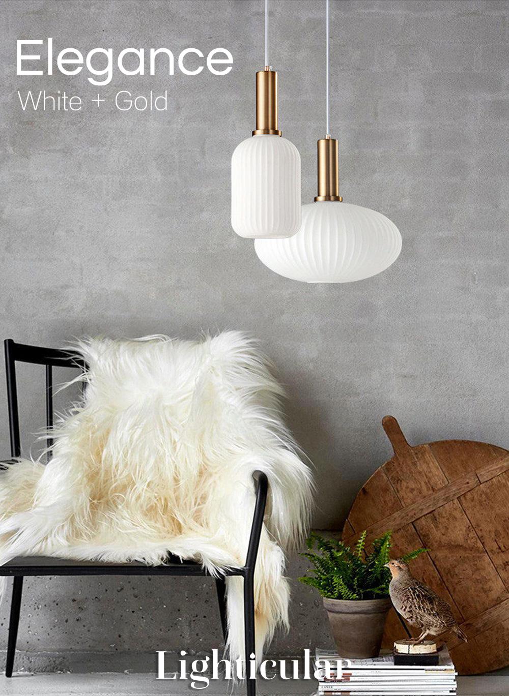 FluteGlow Nordisk Pendel Lampe