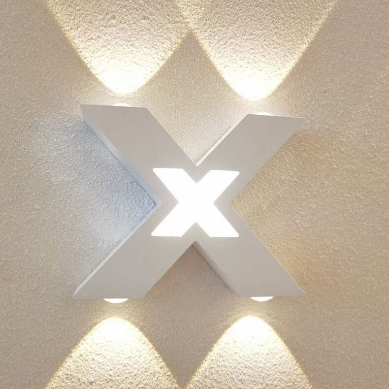 Variant image for Vandtæt X-Formet Væglampe Udendørs | LuxeLight-6