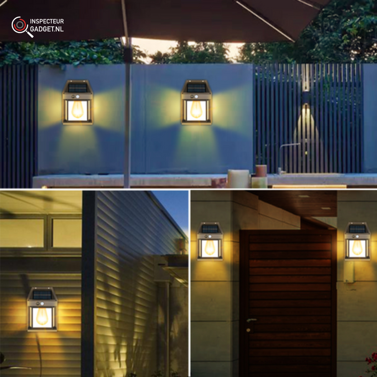 LED Solarlampe til Udendørs Brug med Automatisk Tænd/Sluk-Funktion-3
