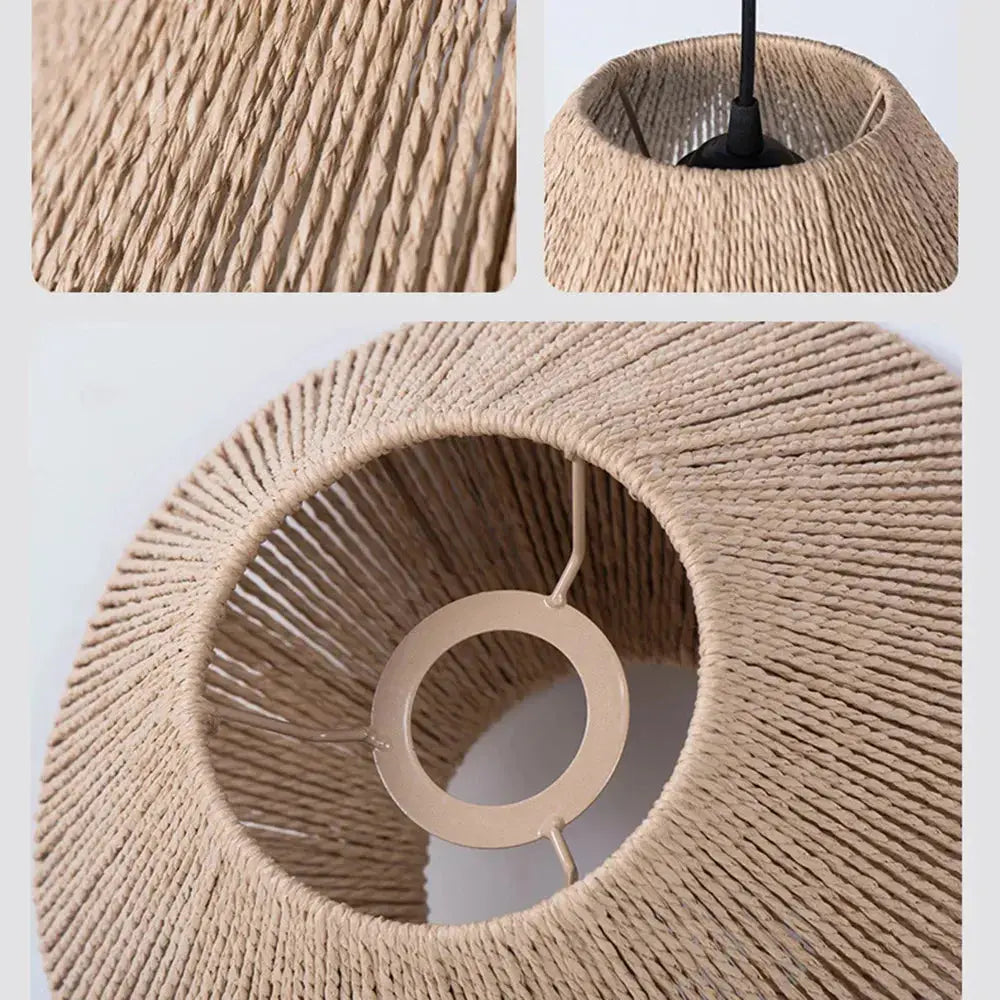 Rustik Rotan Hængelampe | NaturaWeave