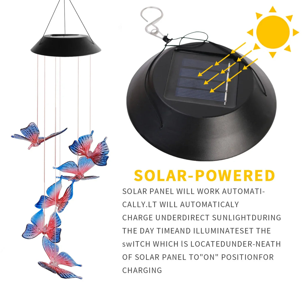 Dekorativ solcellelampe | SolarGlow