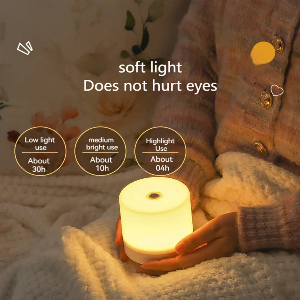 Sengelampe – Lumina | LED Natlampe med Touch Dæmpning