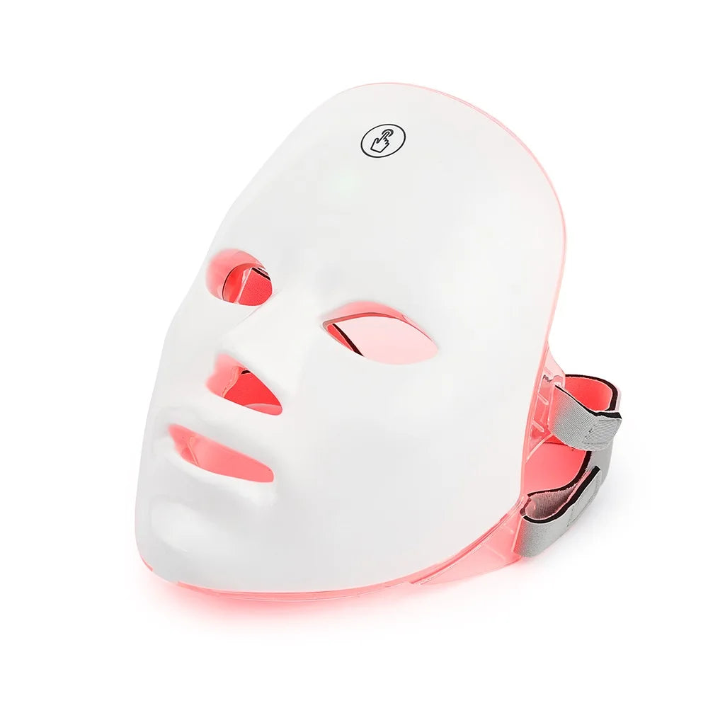 LED Ansigtsmaske til Forbedret Hudpleje med 7 Farver og Ergonomisk Design-2