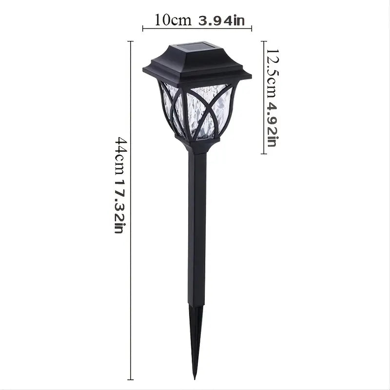 Solarlampe til Haven med Rustfrit Stål og LED Lys-6