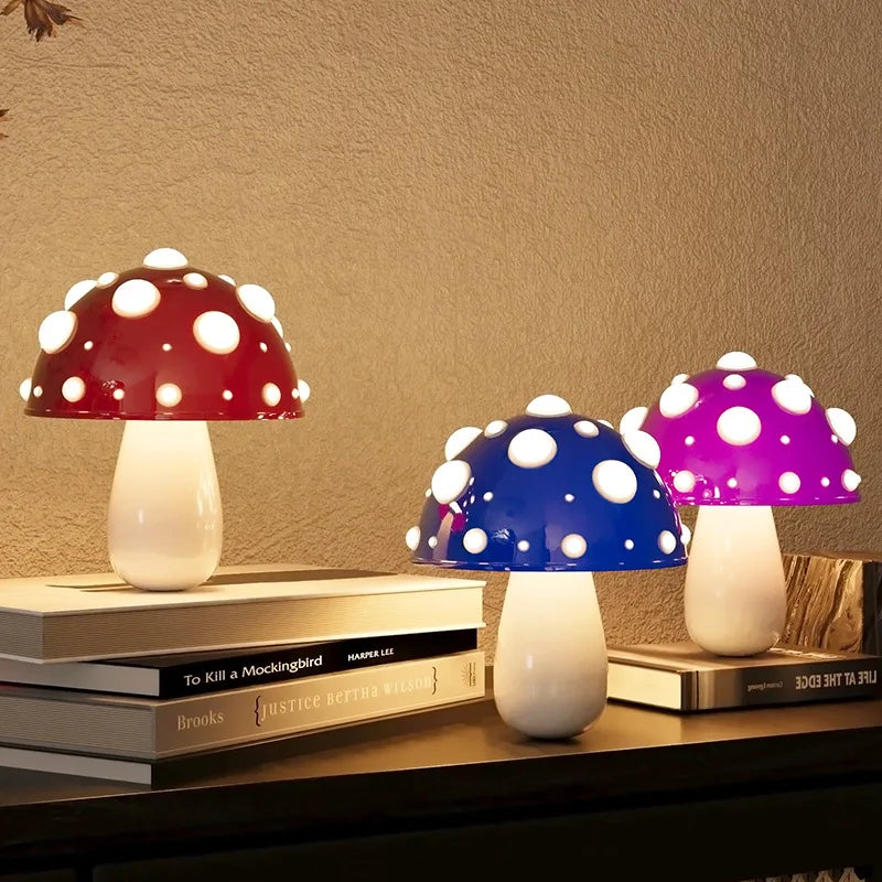 USB Genopladelig LED Svampelampe | MushroomGlow