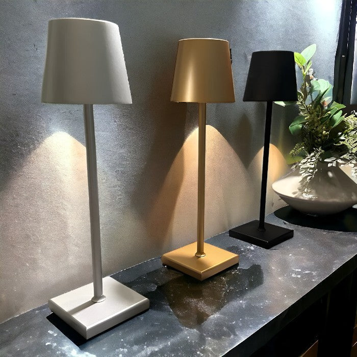 Multifunktionel Trådløs Genopladelig Bordlampe – Elegant og Praktisk | LumiFlex