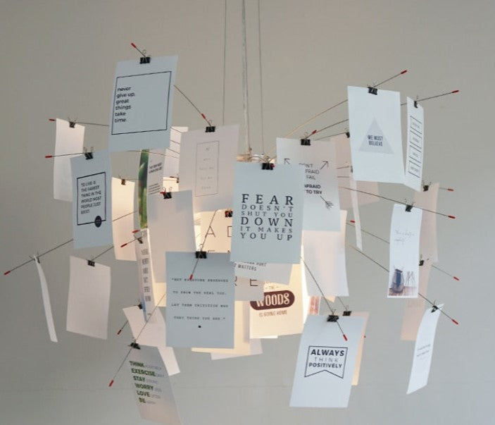 ZettelGlow DIY Lysekrone