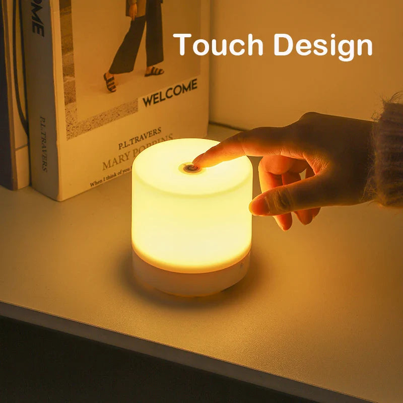 Sengelampe – Lumina | LED Natlampe med Touch Dæmpning