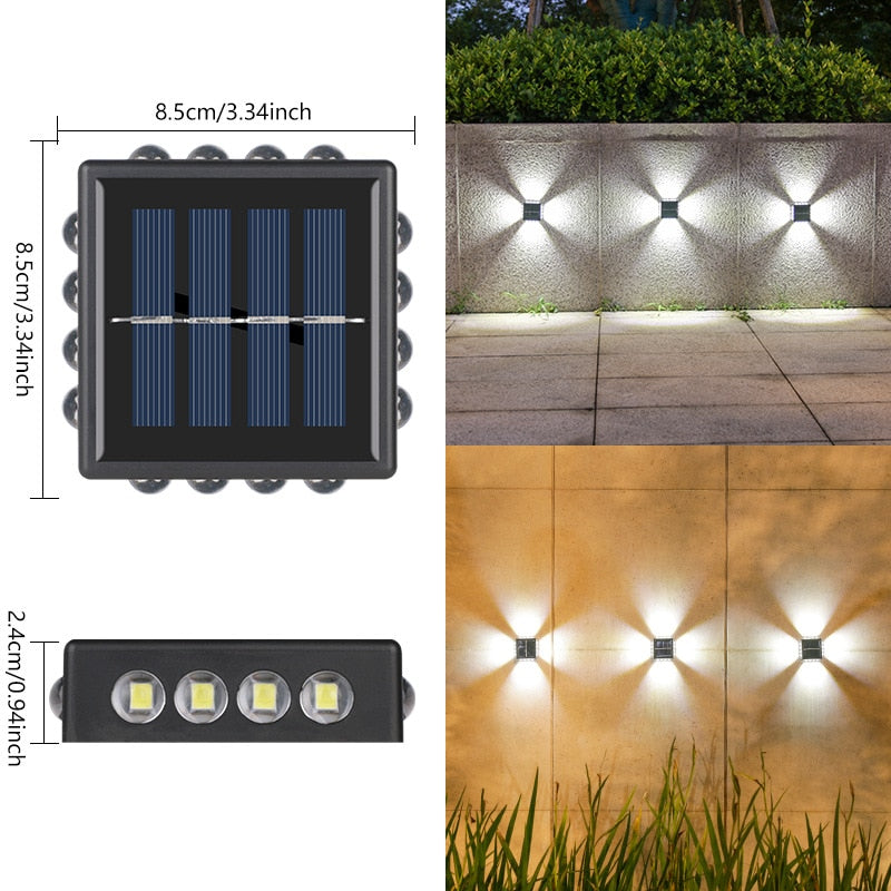 Bæredygtigt Solvæglys til Udendørs Brug | SolarGlow-4