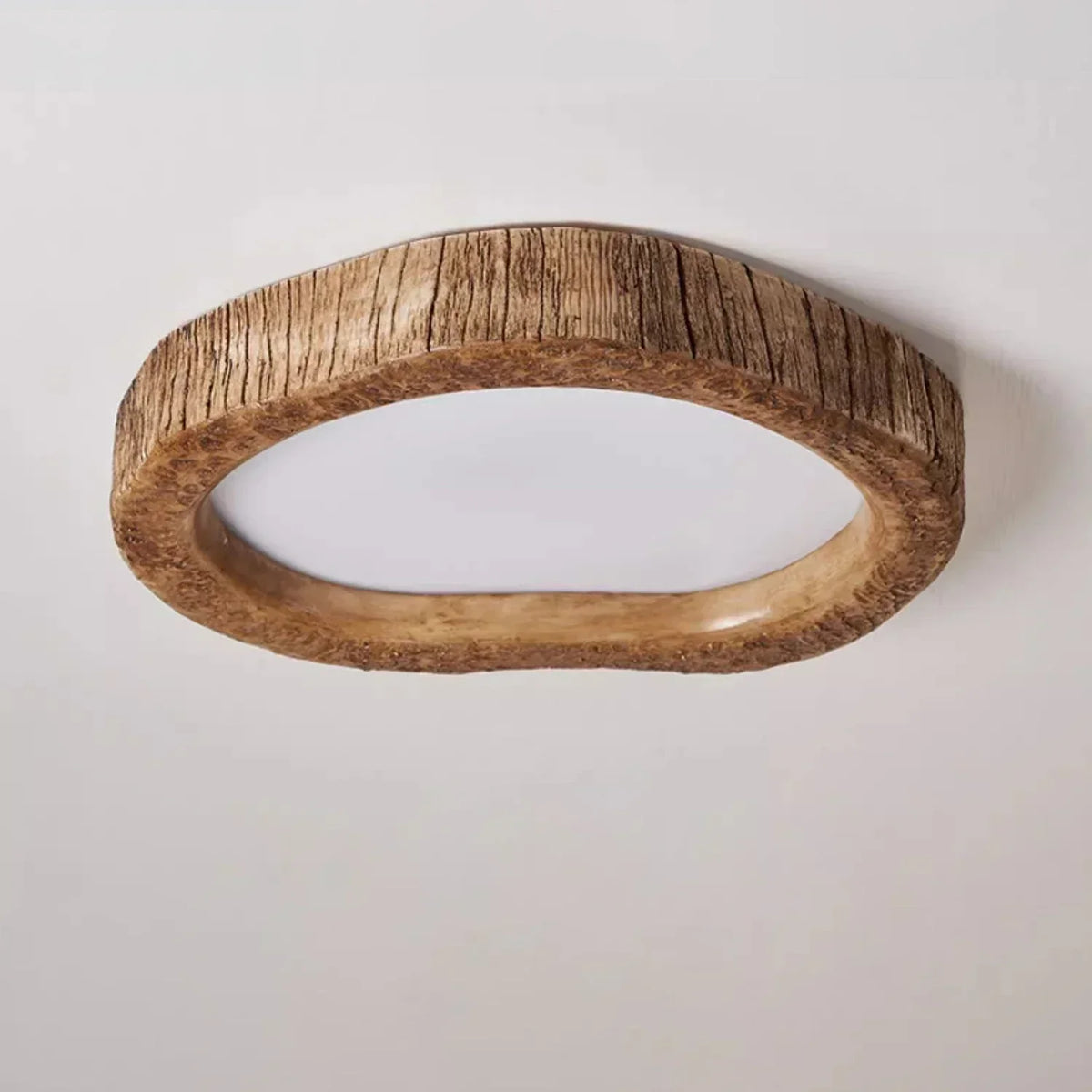 Naturlig Træ Loftlampe | TimberGlow
