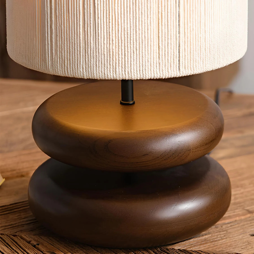 Merivon Bordlampe – Naturlig og Rustik Elegance | RopeWood