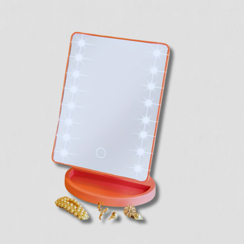 Justerbar Makeup Spejl med 16 LED Lys - Makeupspejl med Lys-2