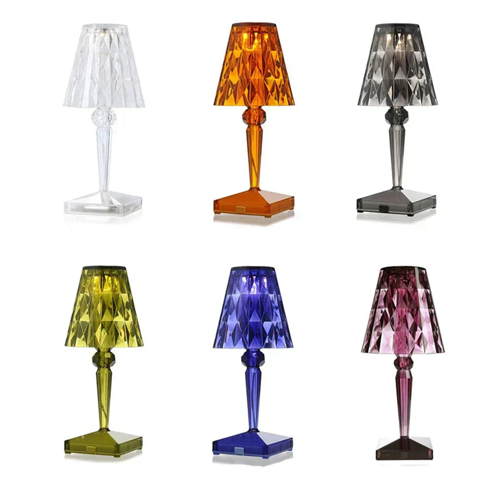 LED Kristal Tafellamp – Elegant og Justerbar | CrystalGlow