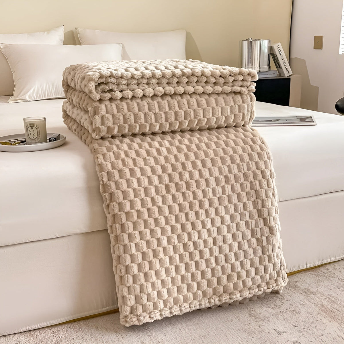 Blød Tæppe – Super Hyggelig | Perfekt til Sofa & Seng | CozyBlanket