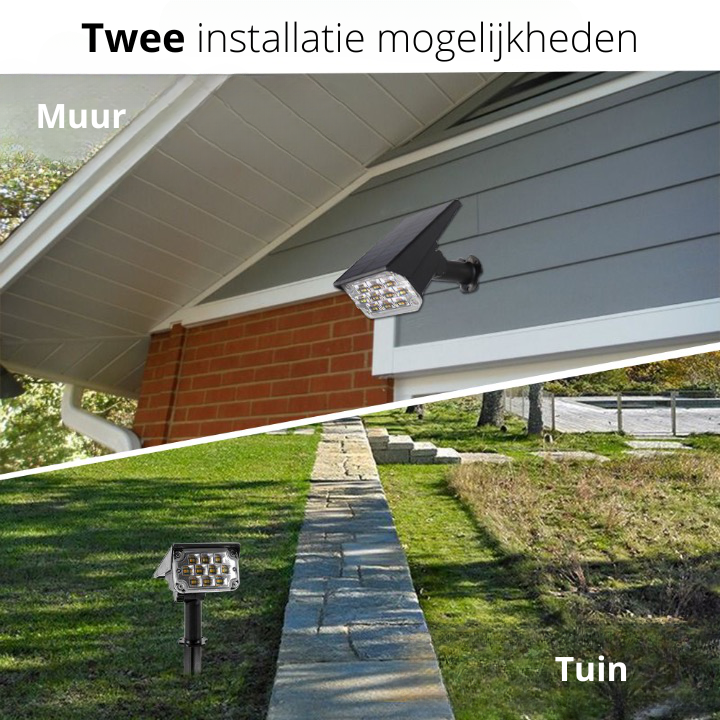 Trådløse LED Solhave Spots til Udendørs Belysning med Solenergi-5