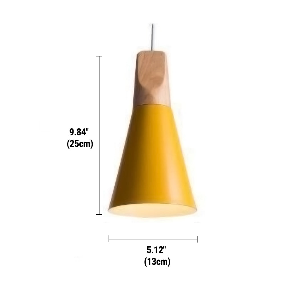 Minimalistisk Træ Pendellampe | NordicLight
