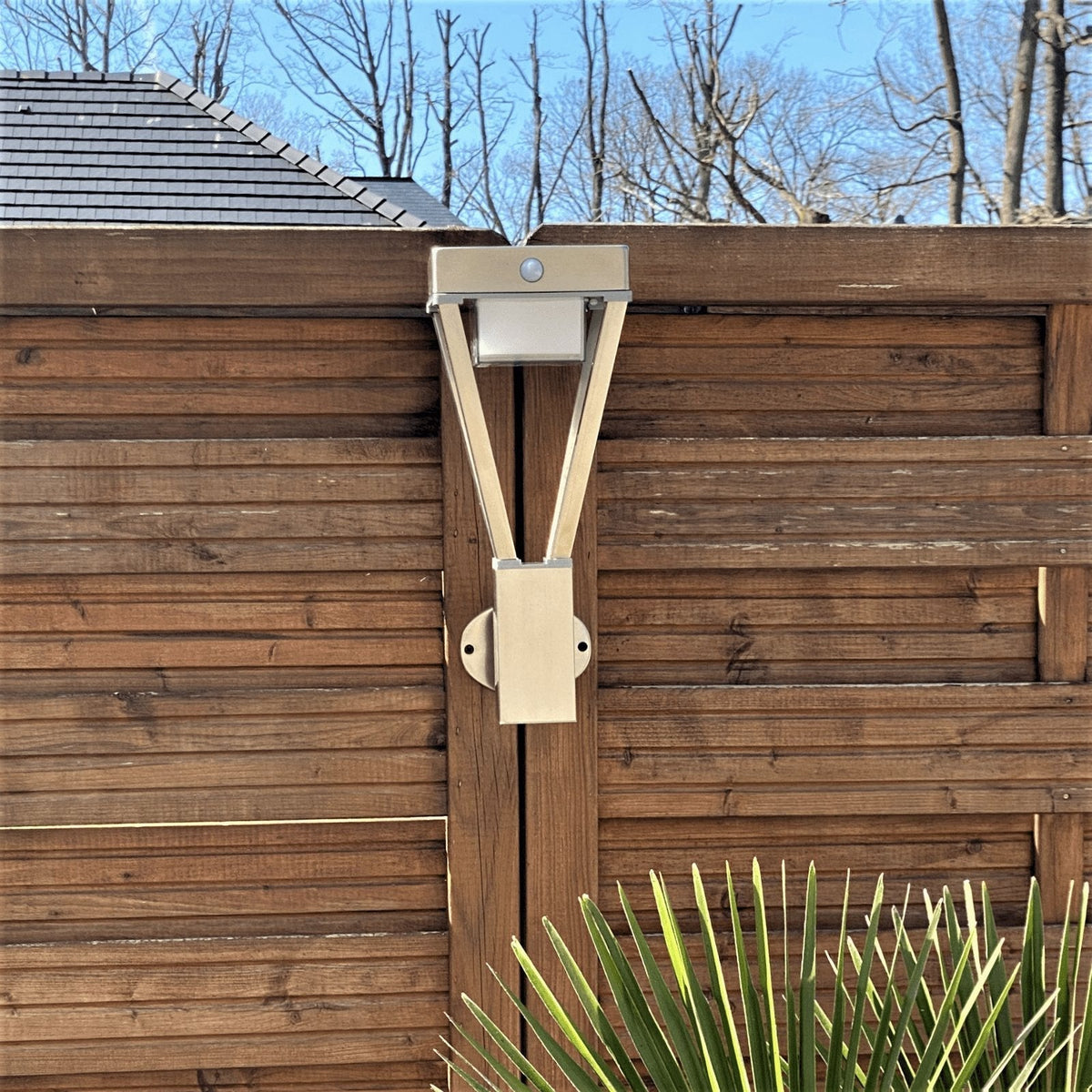 Variant image for Solarlampe til Væg med Bevægelsessensor i Rustfrit Stål og Justerbar Lysstyrke-2