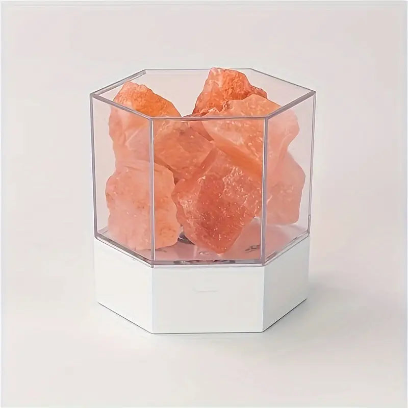 Strålende & Luksuriøs Saltstenslampe | CrystalGlow