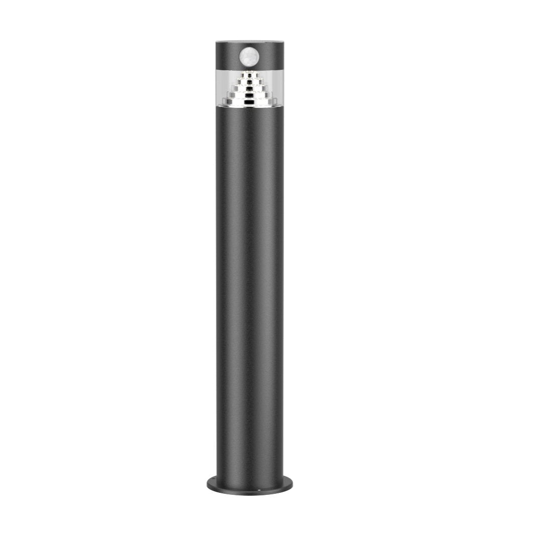 Solarlampe Med Bevægelsessensor I Rustfrit Stål Til Udendørs Brug-5