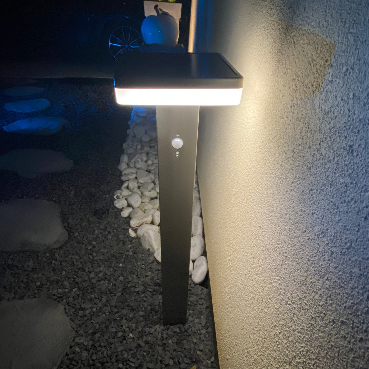 Variant image for Solarlampe med Bevægelsessensor og 1000 Lumen Lysstyrke i Rustfrit Stål-1