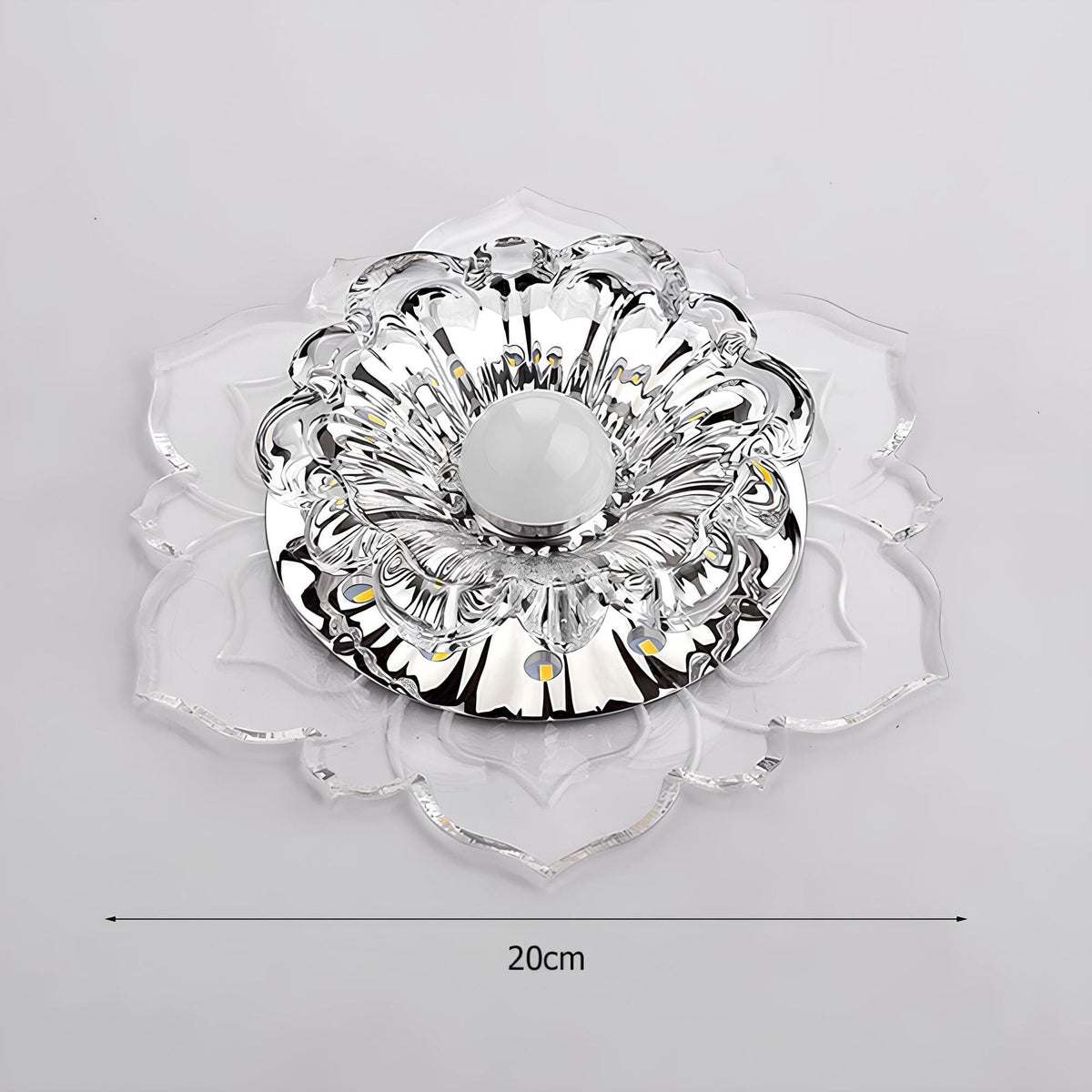Crystal Floral Loftlampe | BlossomGlow
