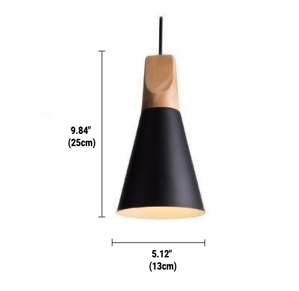 Minimalistisk Træ Pendellampe | NordicLight