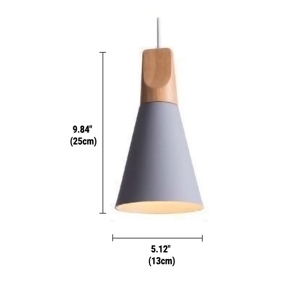 Minimalistisk Træ Pendellampe | NordicLight