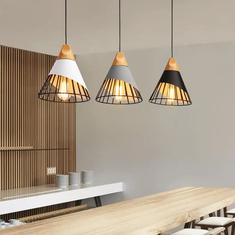 Moderne Træ og Metal Hængelampe | UrbanWood