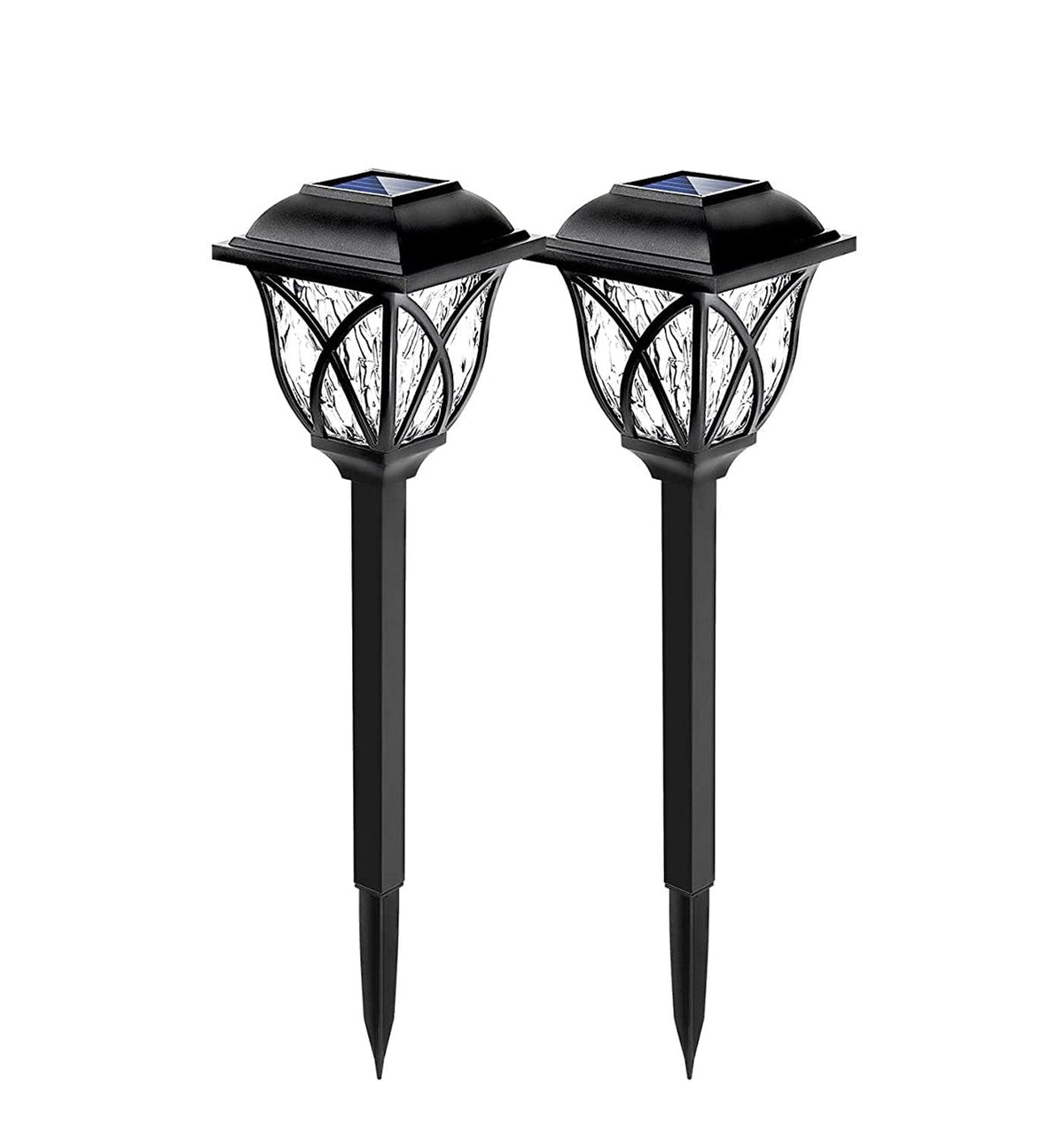 Solarlampe til Haven med Rustfrit Stål og LED Lys-2