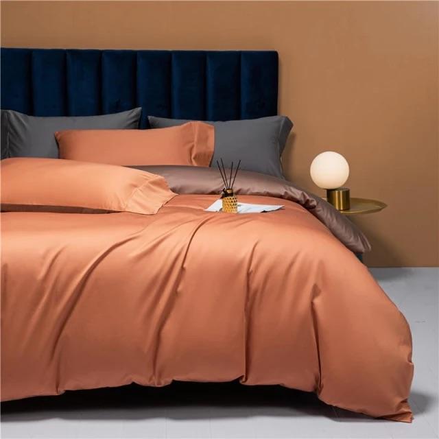 SunDream Prarie Orange Vendbar Sengesæt