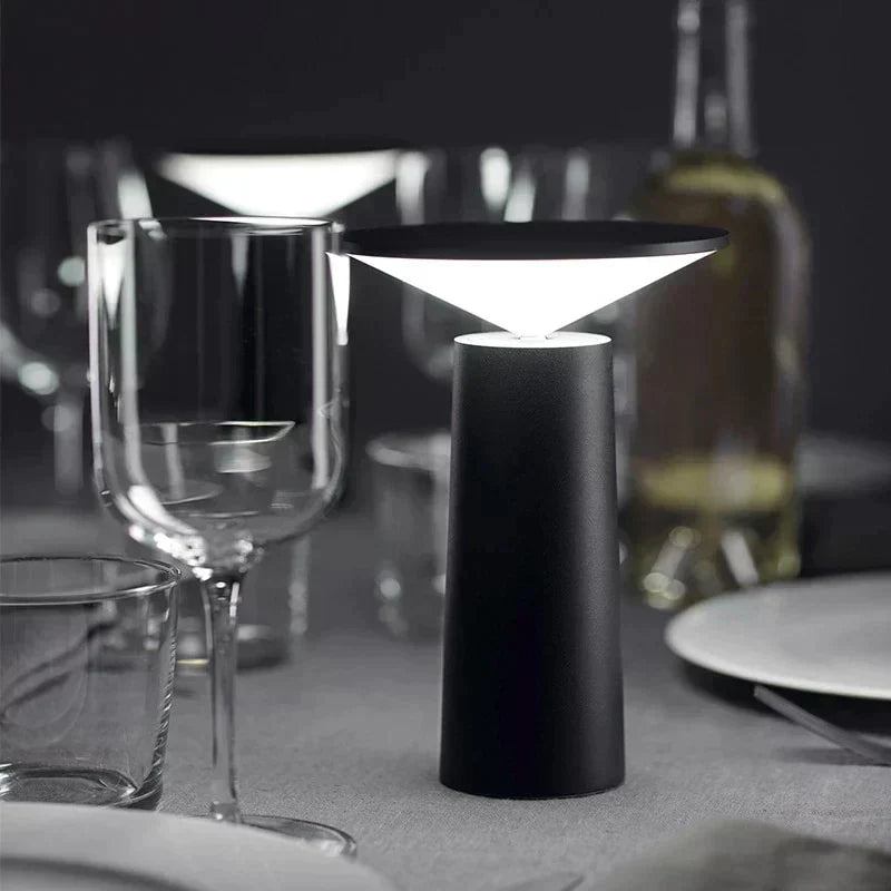 LED Udendørs Bordlampe med Justerbar Arm | FlexiGlow