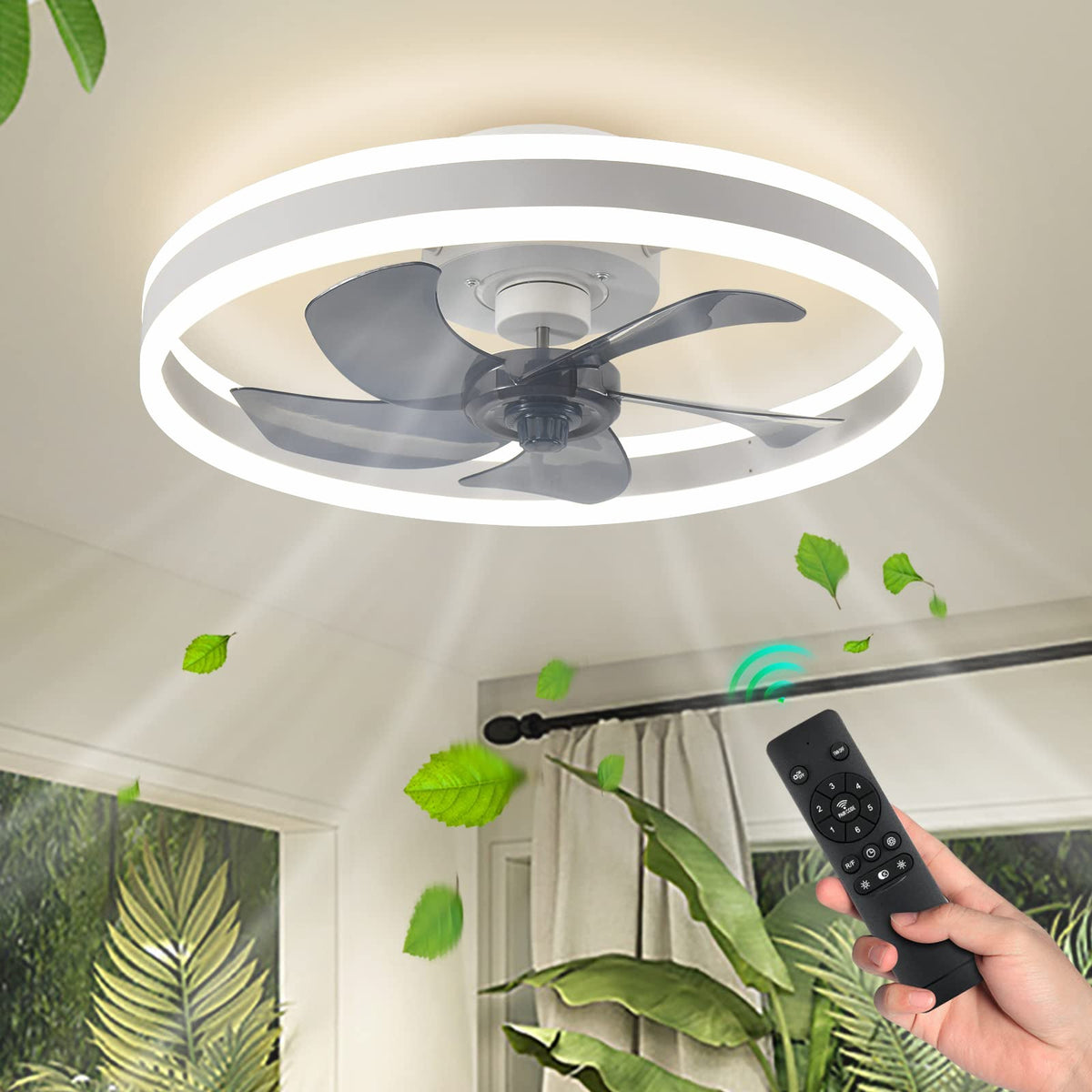 Moderne Ventilator Loftlampe | AeroLight