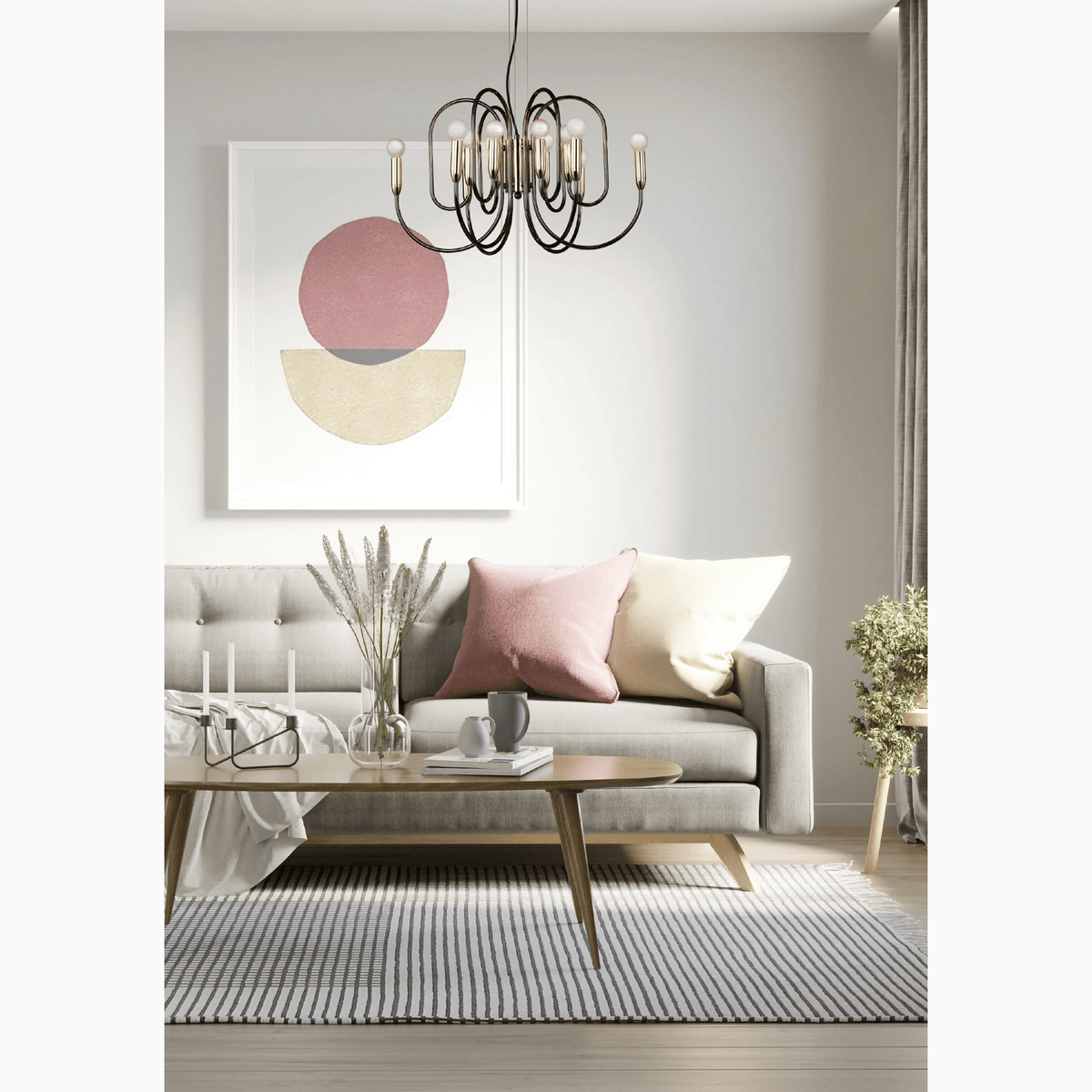 GlowElegance - Art-Deco Kroonluchter