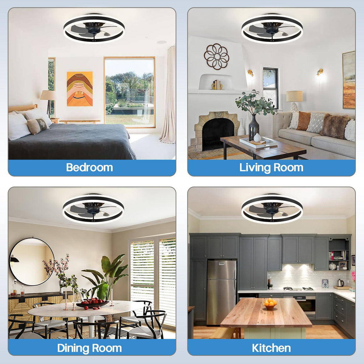 Moderne Ventilator Loftlampe | AeroLight