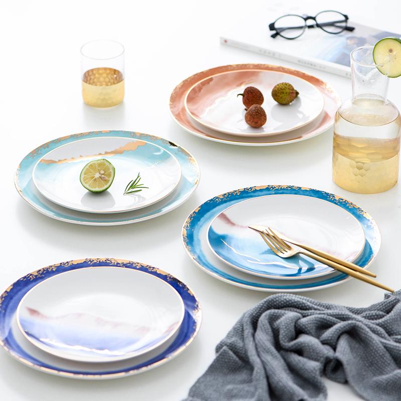 Van Gogh Tallerkenkollektion – Luksuriøst Sæt af 4 | PorcelainArt