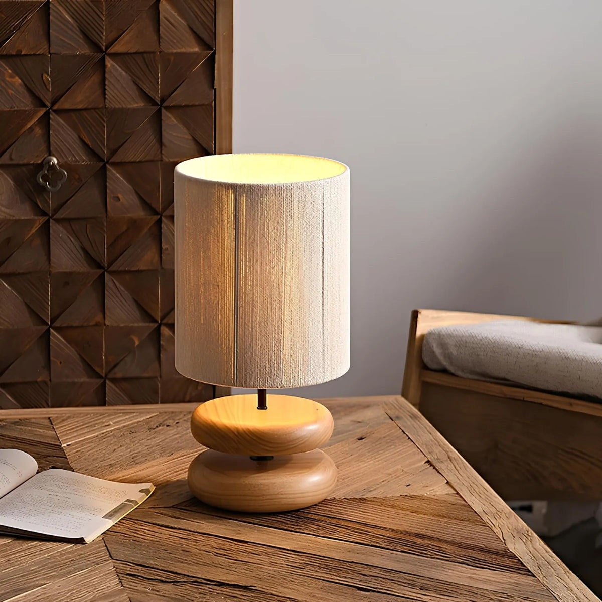 Merivon Bordlampe – Naturlig og Rustik Elegance | RopeWood