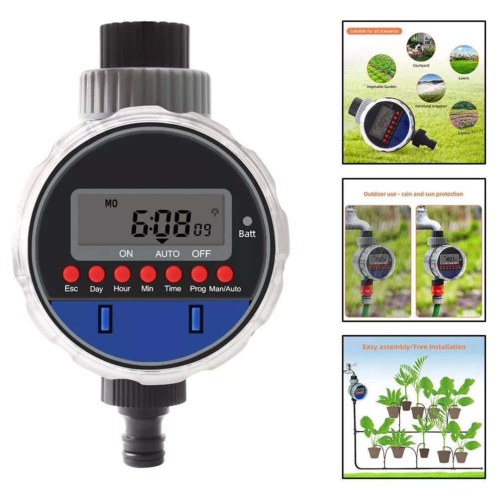 Digitalt Vandingsur med LCD-Display til Automatisk Havevanding-5
