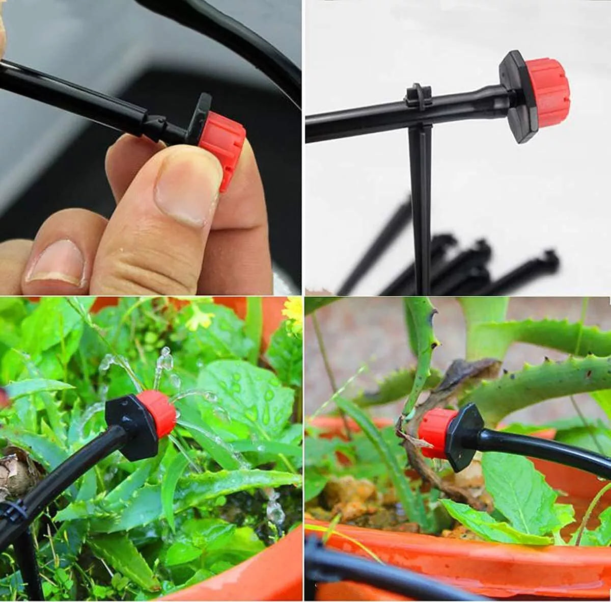 Automatisk Dråbe Irrigationssystem til Planter - Komplet Sæt til Have og Altan-3